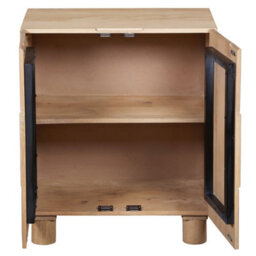 Wyld Haus Buffalo Small Mango Wood 2-Door Cabinet In Natural Finish - thumbnail 4