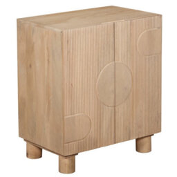 Wyld Haus Buffalo Small Mango Wood 2-Door Cabinet In Natural Finish - thumbnail 3