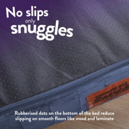 Anti-Anxiety Blue Pet Bed For Dogs - Slumberdown Orthopaedic & Washable, Large - thumbnail 4