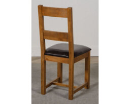 That's Furniture Lincoln Dark Solid Oak Dining Chairs For Dining Room Or Kitchen - thumbnail 4