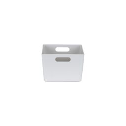 Wham Studio Etch Etched Matt Pebble Plastic Nestable Storage Basket (H)11Cm (W)17Cm (D)17Cm - thumbnail 2