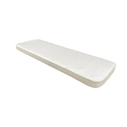 Glendale Garden & Leisure Ivory Luxury 3 Seater Bench Cushion (Pack Of 4) - L48 X W141 X D5 Cm