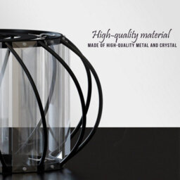 Metal Wire Cage Ceiling Light Shade Easy Fit Lamp Shade, Ceiling Hanging Indoor Pendant Light Lampshade Black 18Cm  2 Pack - thumbnail 4