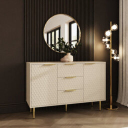 Azariah Large Sideboard Chest Ivory - thumbnail 2
