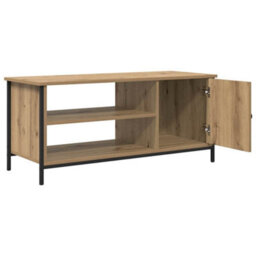 Berkfield Tv Cabinet Artisan Oak 100 X 40 X 45 Cm Engineered Wood - thumbnail 5