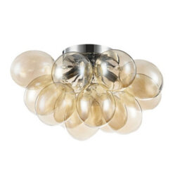 Luminosa Lighting Luminosa Balbo Semi Flush Ceiling Ceiling Lamp Nickel, 4 Light, G9 - thumbnail 1