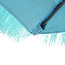 Walplus Garden Parasol With Steel Pole Blue 290X290X238 Cm - thumbnail 8