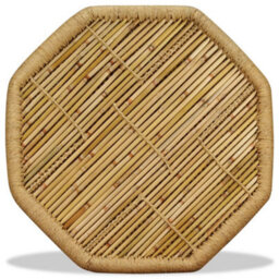 Berkfield Durable Coffee Table Bamboo Octagon 60X60X45 Cm - thumbnail 6