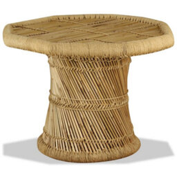 Berkfield Durable Coffee Table Bamboo Octagon 60X60X45 Cm - thumbnail 4