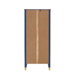 Cabinet Bits Palazzi 5 Drawer Narrow Chest Blue H116 W50 D40Cm - thumbnail 6
