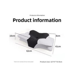 Ergonomic Memory Foam Pillow For Cervical Neck Shoulder Orthopedic Pain Relief - thumbnail 2