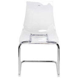 Beliani Set Of 2 Marshall Cantilever Dining Chairs, Transparent - thumbnail 5