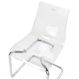 Beliani Set Of 2 Marshall Cantilever Dining Chairs, Transparent - thumbnail 7