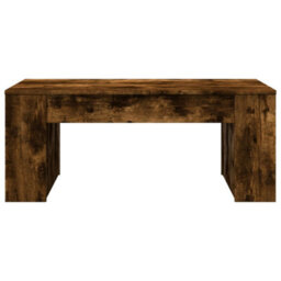 Berkfield Coffee Table Smoked Oak 102X55X42 Cm Engineered Wood - thumbnail 4