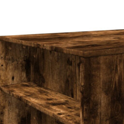Berkfield Coffee Table Smoked Oak 102X55X42 Cm Engineered Wood - thumbnail 7