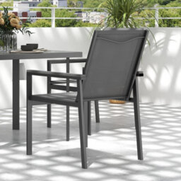 Outsunny 5 Piece Garden Dining Set, Outdoor Table And 4 Chairs, Grey - thumbnail 9