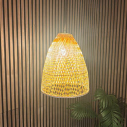 CGC Interiors Cgc Calista Bamboo Easy Fit Hand Made Lampshade - thumbnail 9