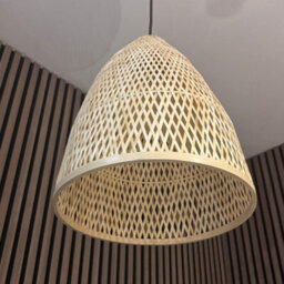 CGC Interiors Cgc Calista Bamboo Easy Fit Hand Made Lampshade - thumbnail 2