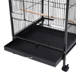 Thehotsale Open Play Top Metal Pet Bird Cage With Casters 48Cm W X 48Cm D X 77Cm H - thumbnail 3
