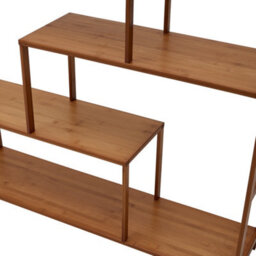 Thehotsale 7-Tier Wooden Freestanding Bookcase Brown - thumbnail 6