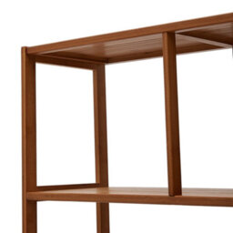 Thehotsale 7-Tier Wooden Freestanding Bookcase Brown - thumbnail 5