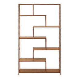 Thehotsale 7-Tier Wooden Freestanding Bookcase Brown - thumbnail 4