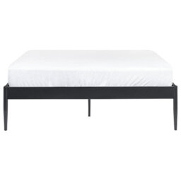 Beliani Bed Metal Vaurs 140 X 200 Cm (Eu Double) Black - thumbnail 4