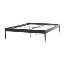 Beliani Bed Metal Vaurs 140 X 200 Cm (Eu Double) Black - thumbnail 5