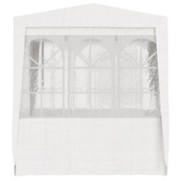 Walplus Professional Party Tent Garden Gazebo Canopy With Side Walls 2X2 M White 90 G/mâ² - thumbnail 3