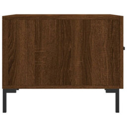 Berkfield Coffee Table Brown Oak 50X50X40 Cm Engineered Wood - thumbnail 7