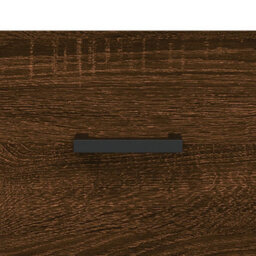 Berkfield Coffee Table Brown Oak 50X50X40 Cm Engineered Wood - thumbnail 9