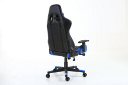 Gtforce Pro Gt Reclining Sports Racing Gaming Office Desk Pc Car Faux Leather Chair (Blue) - thumbnail 5