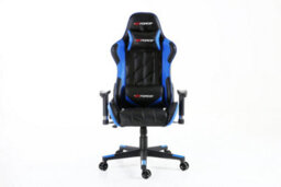 Gtforce Pro Gt Reclining Sports Racing Gaming Office Desk Pc Car Faux Leather Chair (Blue) - thumbnail 2