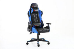 Gtforce Pro Gt Reclining Sports Racing Gaming Office Desk Pc Car Faux Leather Chair (Blue)