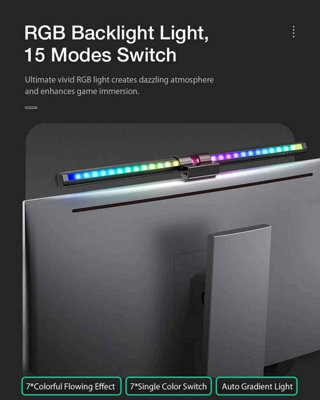 Led Desk Lamp Monitor Light Bar Rgb Double Sided For Work Study Gaming - image 1