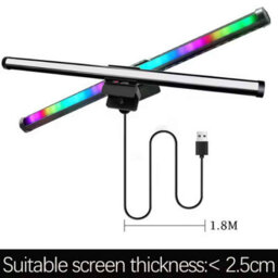 Led Desk Lamp Monitor Light Bar Rgb Double Sided For Work Study Gaming - thumbnail 2