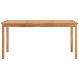 Berkfield 5 Piece Garden Dining Set Solid Teak Wood - thumbnail 9