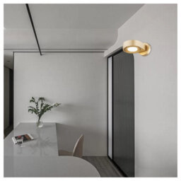 Luminosa Lighting Luminosa Lotus Adjustable Up & Down Wall Lamp Gold Gx53 - thumbnail 2