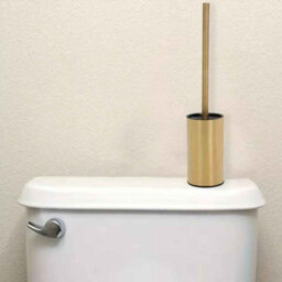 Golden Stainless Steel Toilet Brush With 304 Long Handle And Heavy Base - thumbnail 6