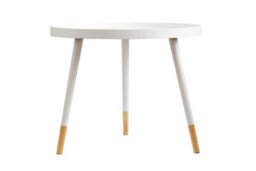 Aspect Furniture Olga Round Manufacturer Wood Side/end/lamp/coffee Table-White - thumbnail 2