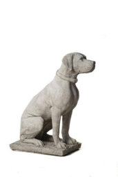Large Life-Size Hunting Dog Stone Garden Ornament - thumbnail 7