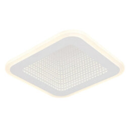 Luminosa Lighting Luminosa Lamela Square Integrated Led Semi Flush Ceiling Light White Matt Led 4000K - thumbnail 1