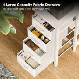 Computer Desk White 100X70Cm Reversible L-Shaped Office Desk - thumbnail 3
