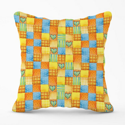 Warren Reed Designer Baby Watercolour Blanket Pattern Cushions 45Cm X 45Cm - image 1