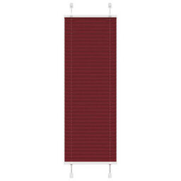 Berkfield Pleated Blind Bordeaux Red 40X100 Cm Fabric Width 39.4 Cm Polyester - thumbnail 1
