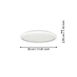 Eglo Rovito-Z Round White Plastic Smart Control Colour Changing Led Ceiling Light, (D) 30Cm - thumbnail 5