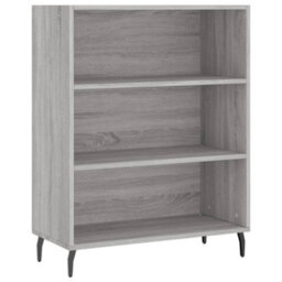 Berkfield Highboard Grey Sonoma 69.5X34X180 Cm Engineered Wood - thumbnail 7