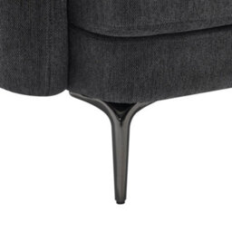 More4Homes Sofia 1+2+3 Seater Fabric Sofa Set Charcoal - thumbnail 7
