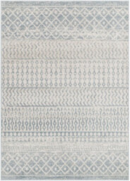 Livabliss Elaziz-Vintage Cream Blue Beige Traditional Boho Living Dining Bedroom Rug 160 X 230 Cm Easy Care, Non Shedding - thumbnail 1