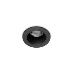 Luminosa Lighting Luminosa Quark 4.9Cm Led Recessed Downlight Black 3000K